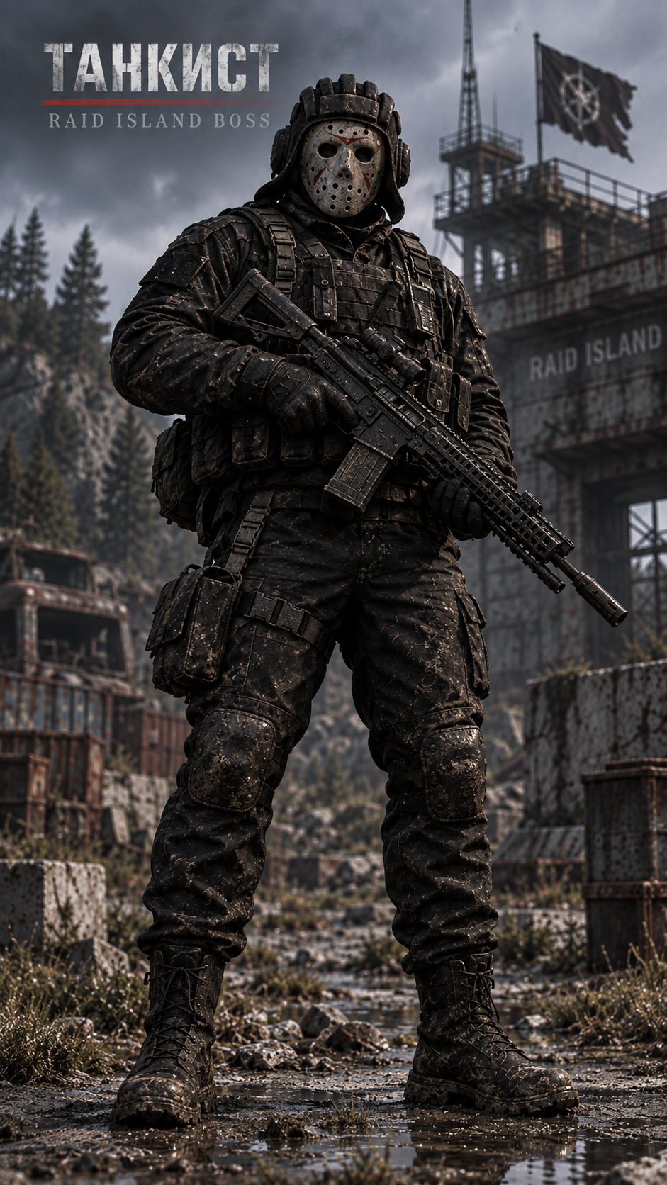 ТАНКИСТ — босс RAID ISLAND